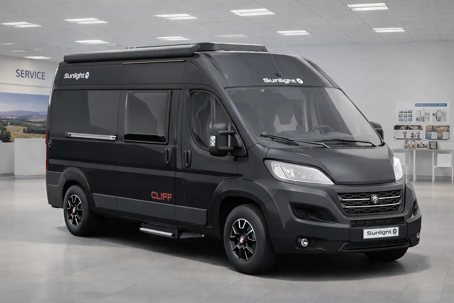 Cliff640 Show Buscamper Sunlight Cliff 640 Campercarverhuur Trigt